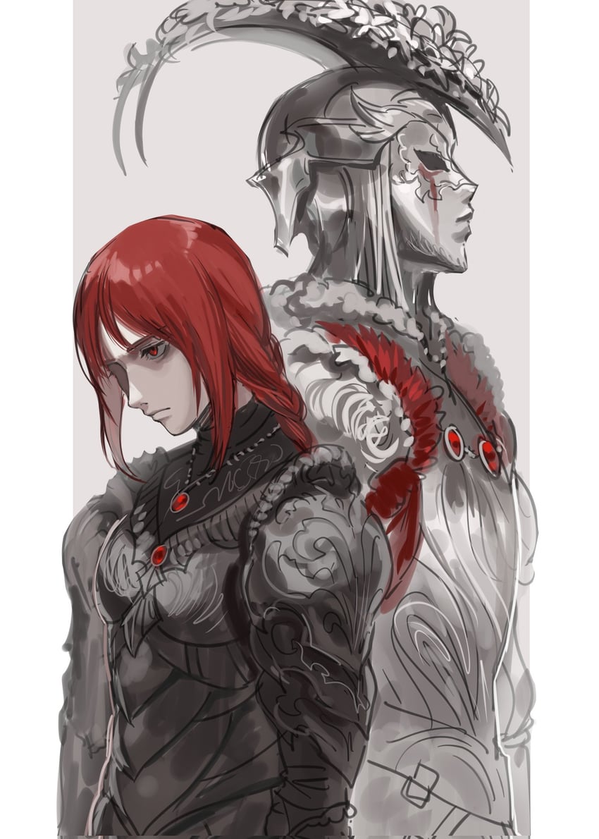 tarnished, hanneli, and juno hoslow (elden ring) drawn by hanny_(uirusu_chan)