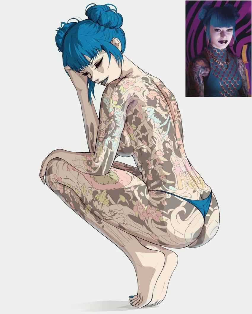 cheri nowlin (cyberpunk and 1 more) drawn by yoracrab