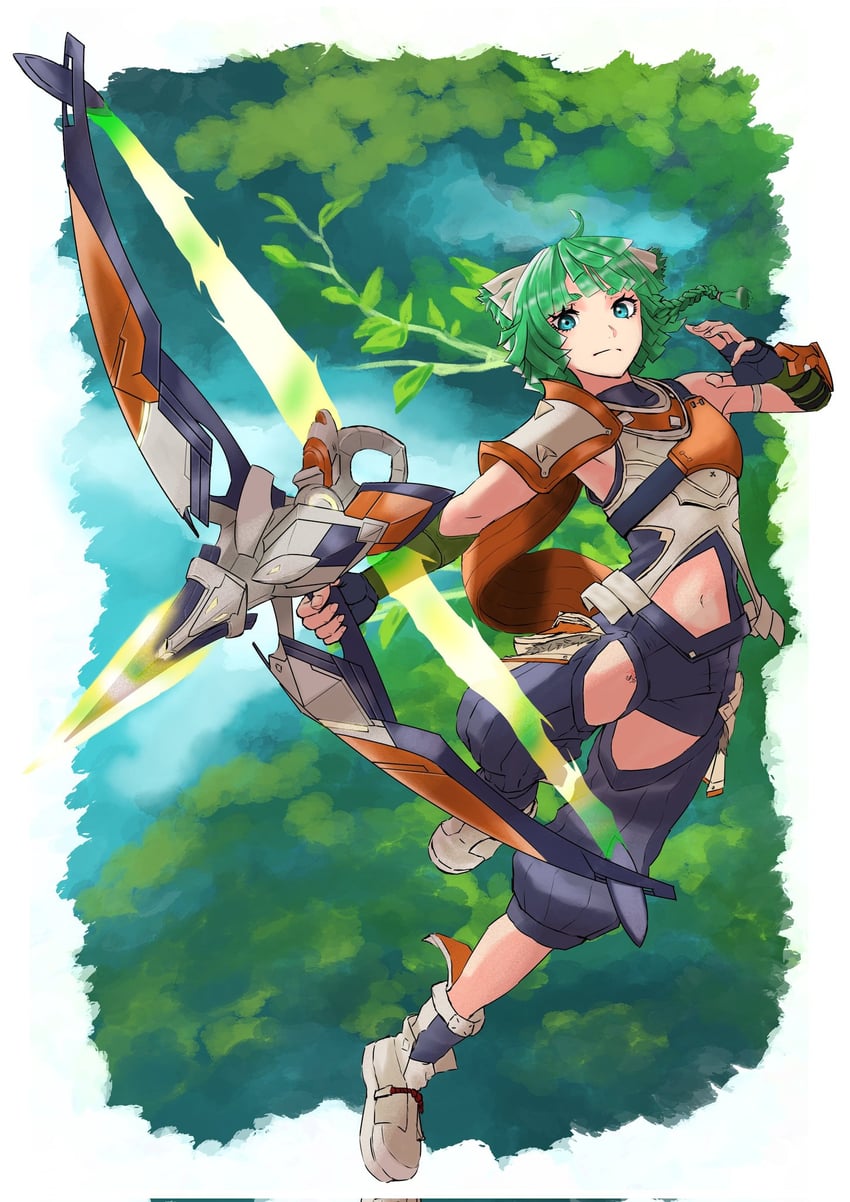 juniper (xenoblade chronicles and 1 more) drawn by karian909