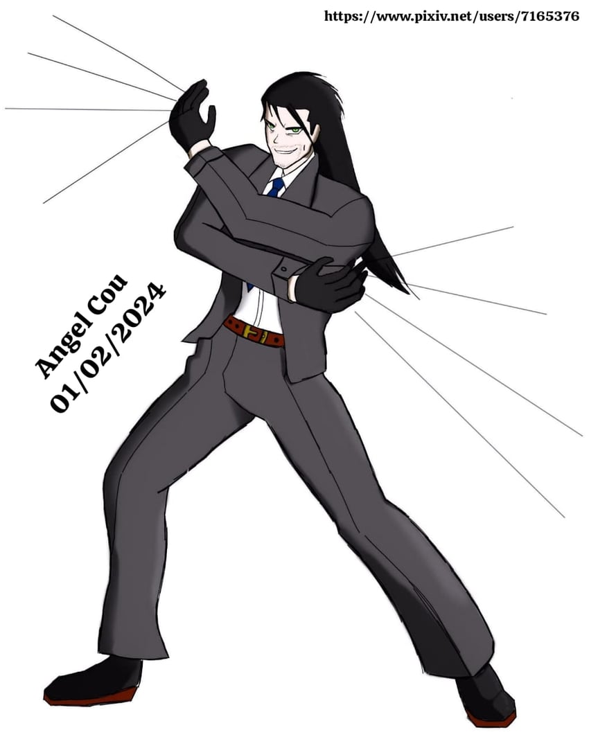 gustav munchausen (the king of fighters and 2 more) drawn by angel_cou