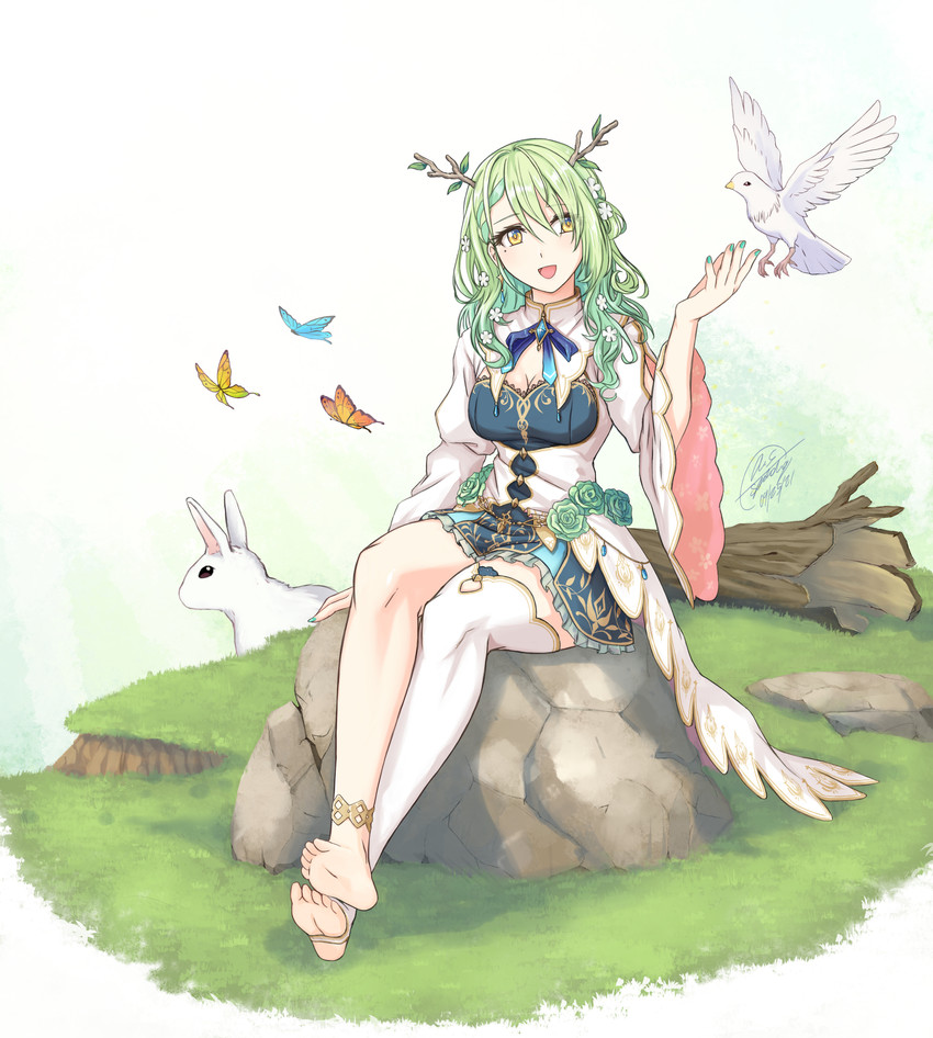 ceres fauna (hololive and 1 more) drawn by sphelon8565