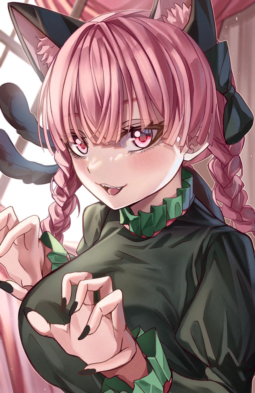 kaenbyou rin (touhou) drawn by mahoro_(minase_mahoro)