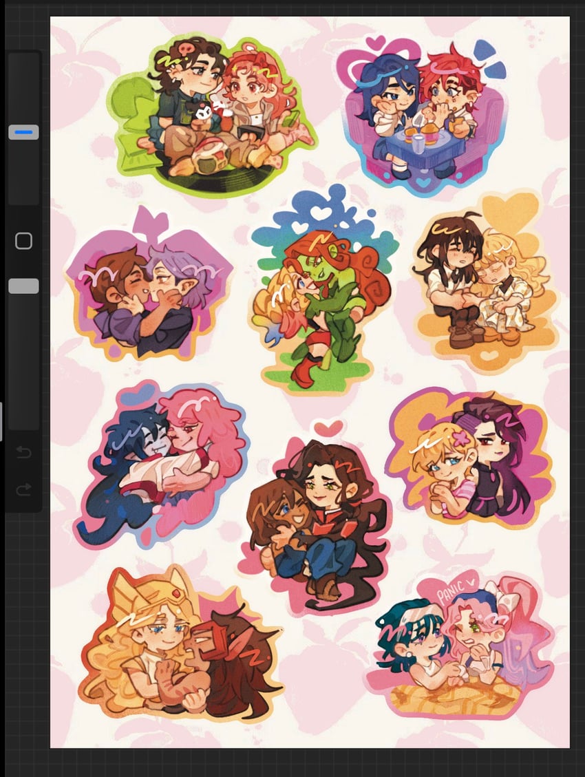 sua, mizi, vi, caitlyn, kuromi, and 19 more (league of legends and 13 more) drawn by angrymiloras