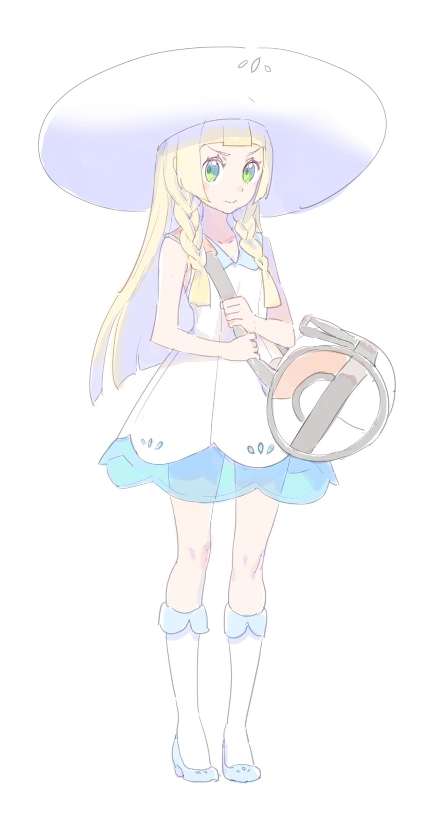 lillie (pokemon and 1 more) drawn by enkyo_yuuichirou