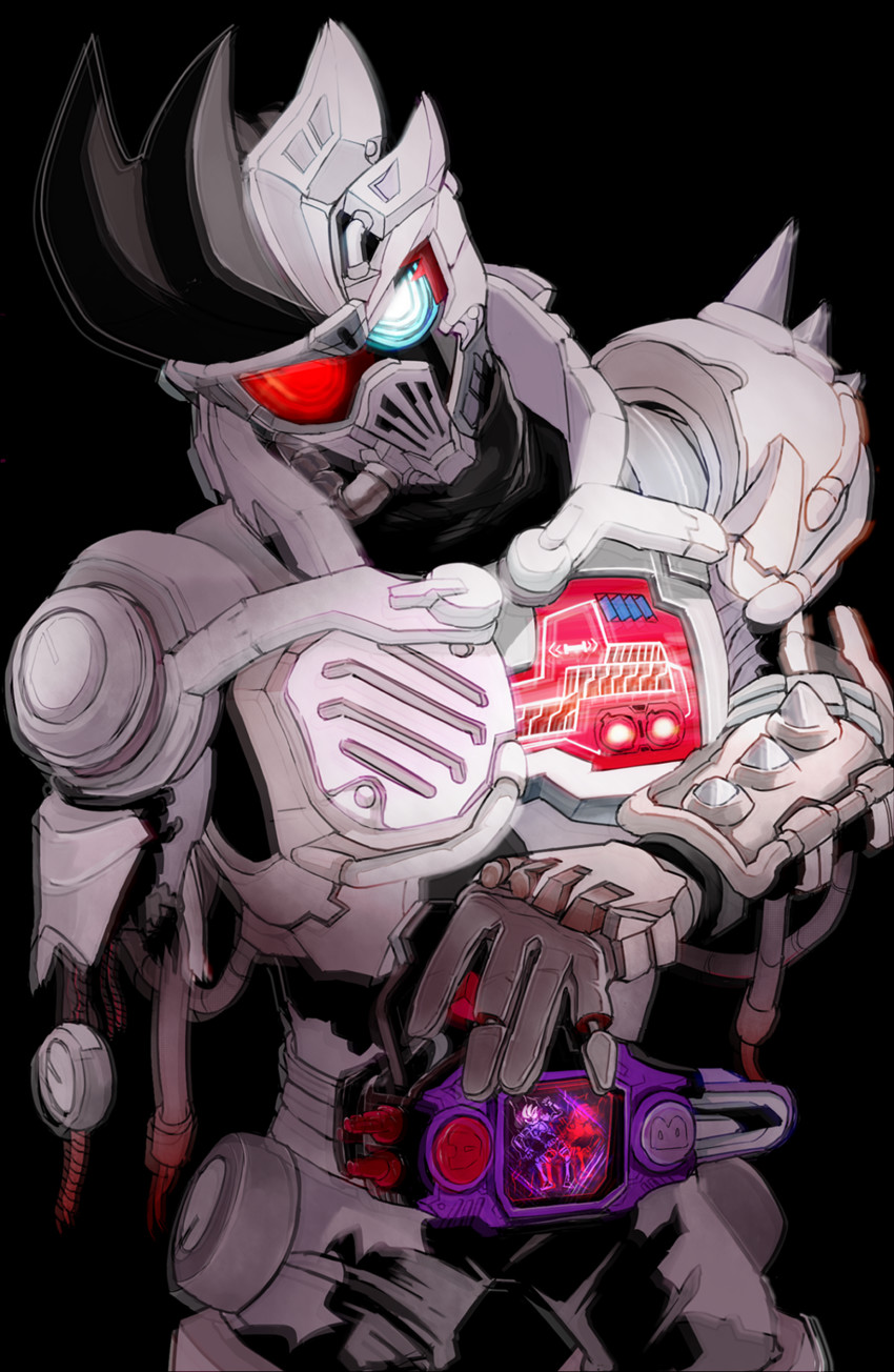 kamen rider genm, dangerous zombie level x, and zombie gamer level x (kamen rider and 1 more) drawn by tamio_(saitou)