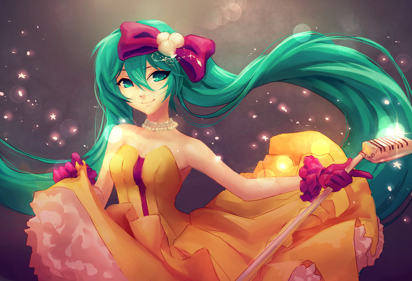 hatsune miku (vocaloid and 3 more) drawn by edwin-kun