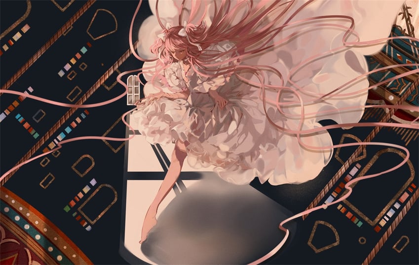 kaname madoka and ultimate madoka (mahou shoujo madoka magica) drawn by wttwj