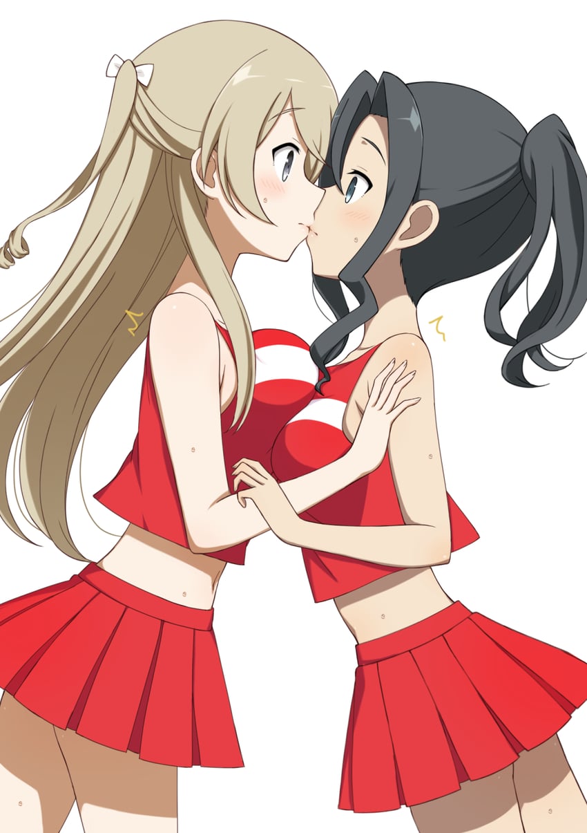 miroku renge and miroku yumiko (yuusha de aru and 3 more) drawn by ikarin_takori