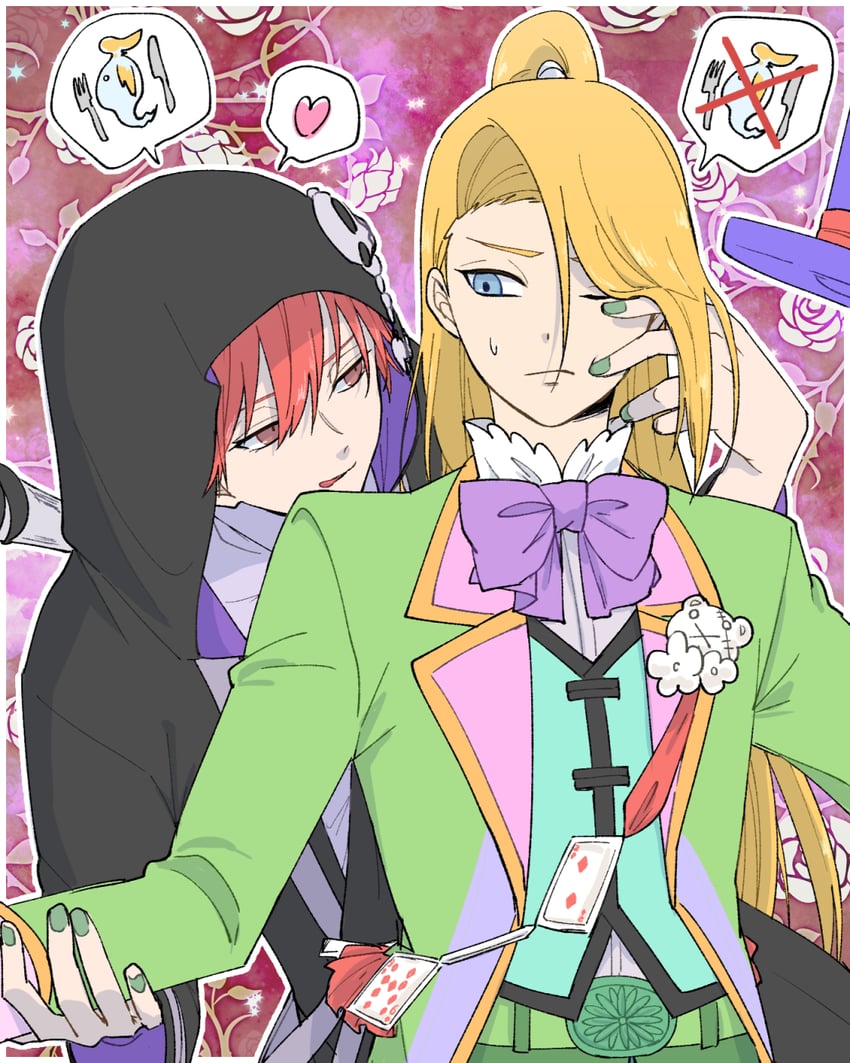 deidara and sasori (naruto and 1 more) drawn by hayamin35