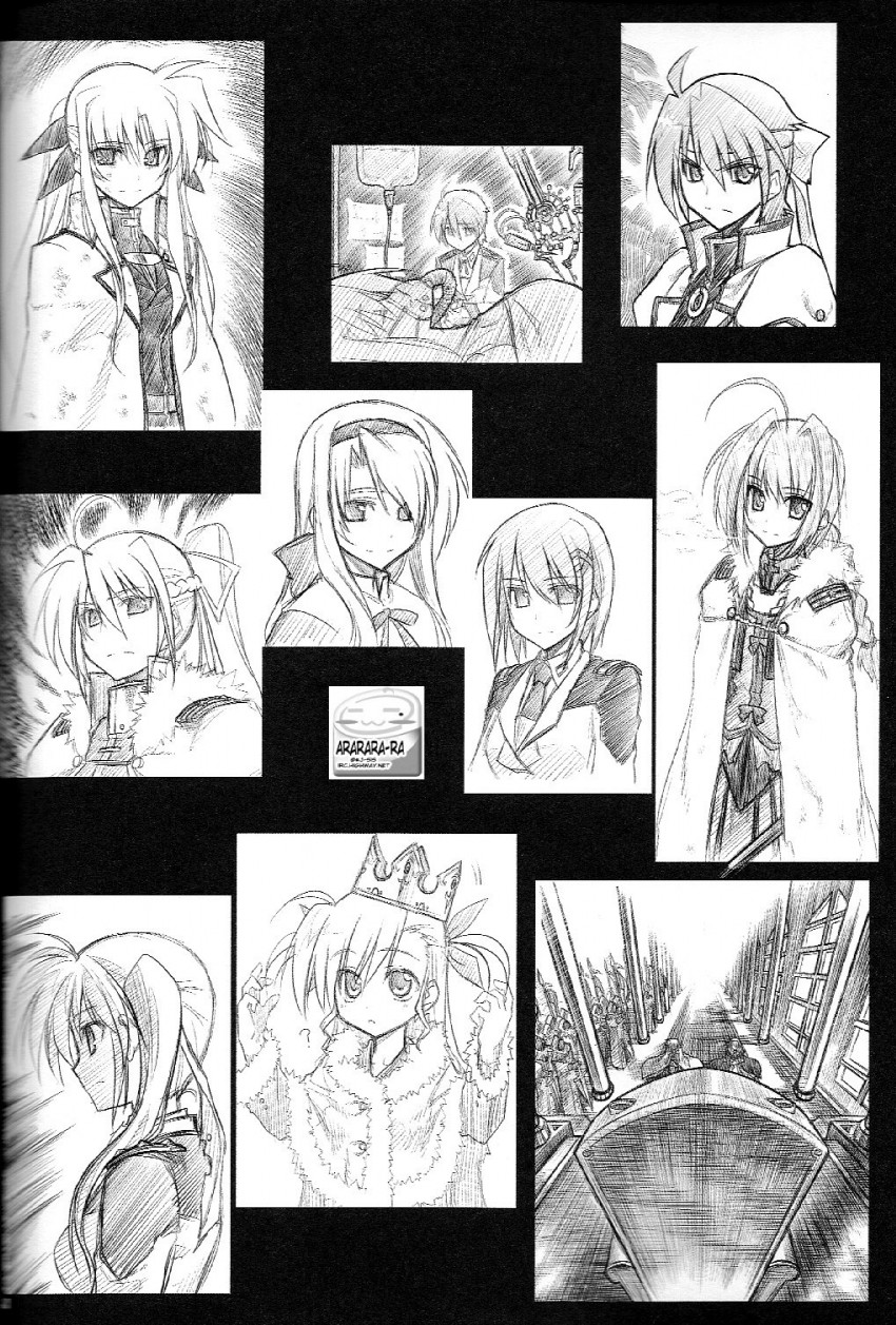 fate testarossa, takamachi nanoha, yagami hayate, vita, vivio, and 3 more (lyrical nanoha and 1 more) drawn by himura_kiseki