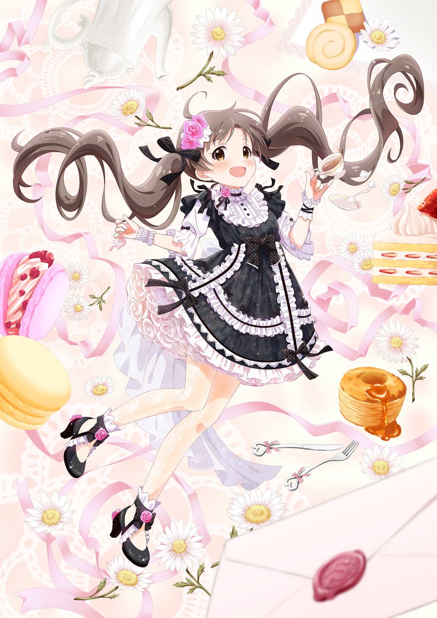hakozaki serika (idolmaster and 2 more) drawn by goma_konbu