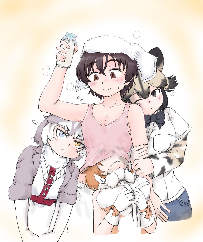 captain, dhole, african wild dog, and dog (kemono friends and 1 more) drawn by saja_(166j357)