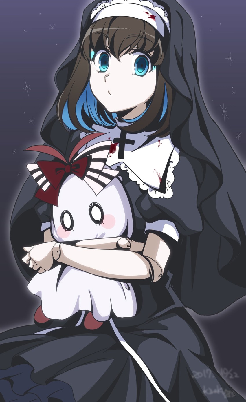garie tuman and micha jawkan (senki zesshou symphogear) drawn by kiraki