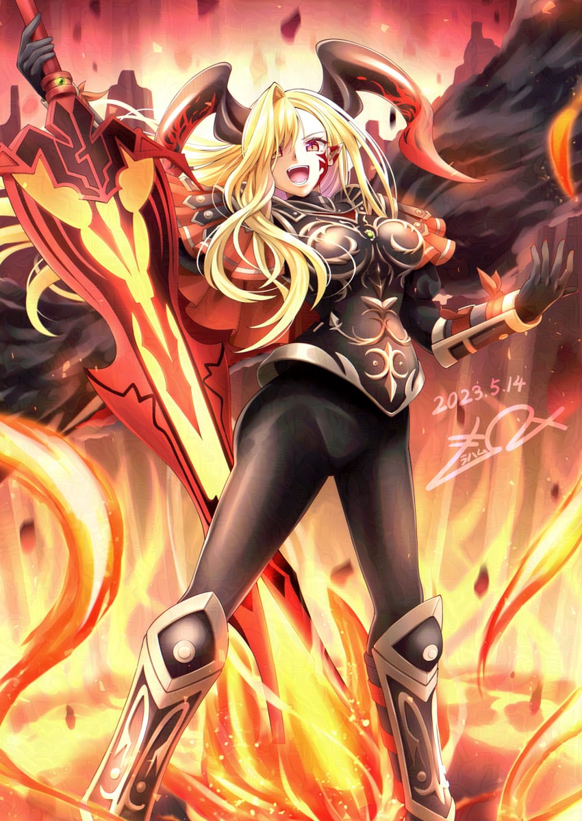 nero claudius and queen draco (fate and 1 more) drawn by gu-rahamu_omega_x