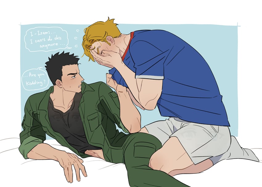 ao isami and lewis smith (yuuki bakuhatsu bang bravern) drawn by yuka113_u3u