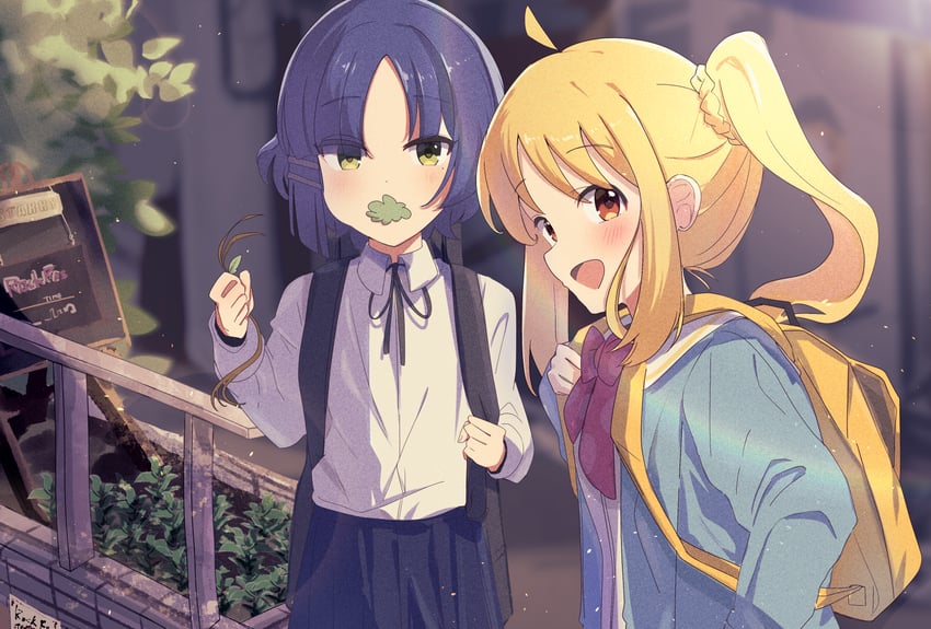 ijichi nijika and yamada ryo (bocchi the rock!) drawn by ooho0216