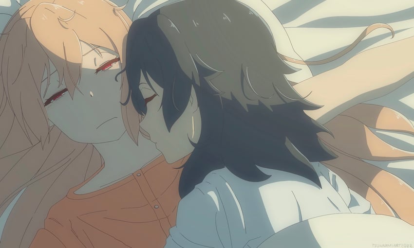 menou and tokitou akari (shokei shoujo no virgin road) drawn by tsunnamiart