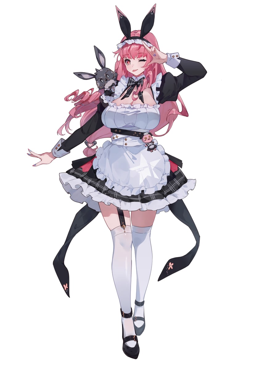 ayla and ayla: kaleido (punishing: gray raven) drawn by ariakk