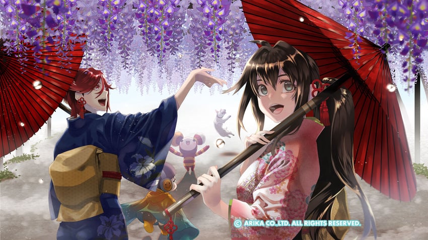 nanase, rain, knitty, and sanane (arika and 2 more)