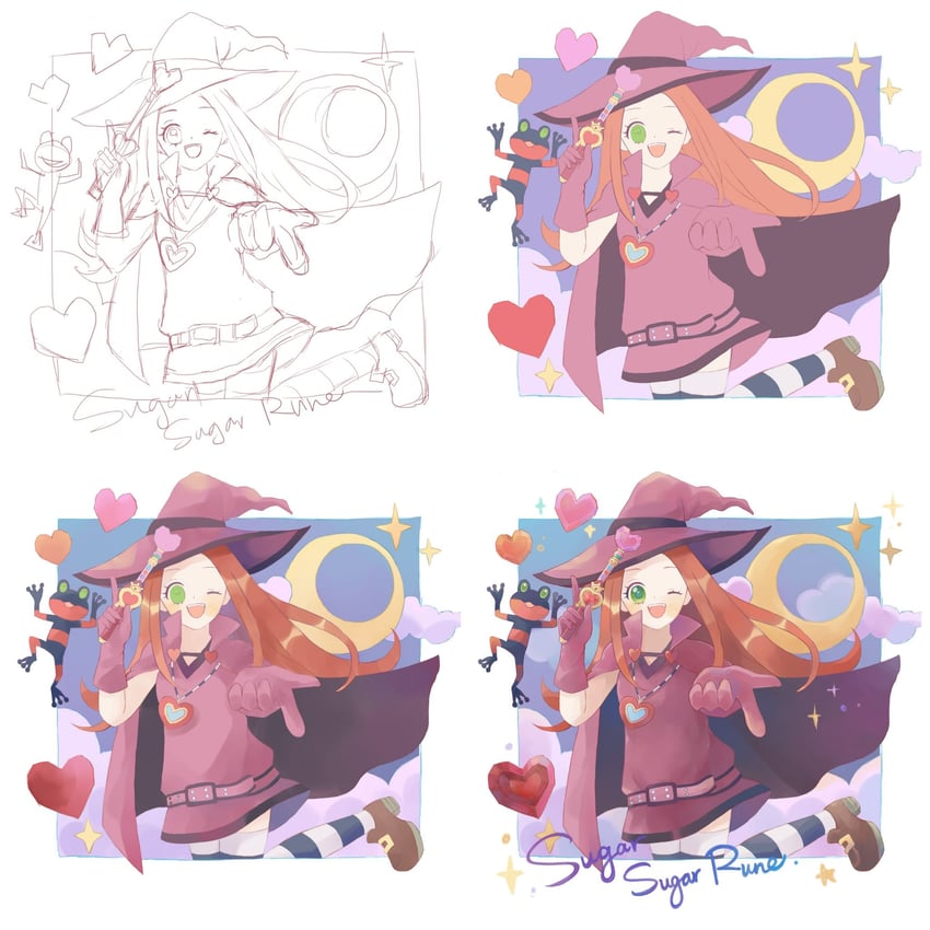 chocolat meilleure and duke (sugar sugar rune) drawn by arri_(arrihare)