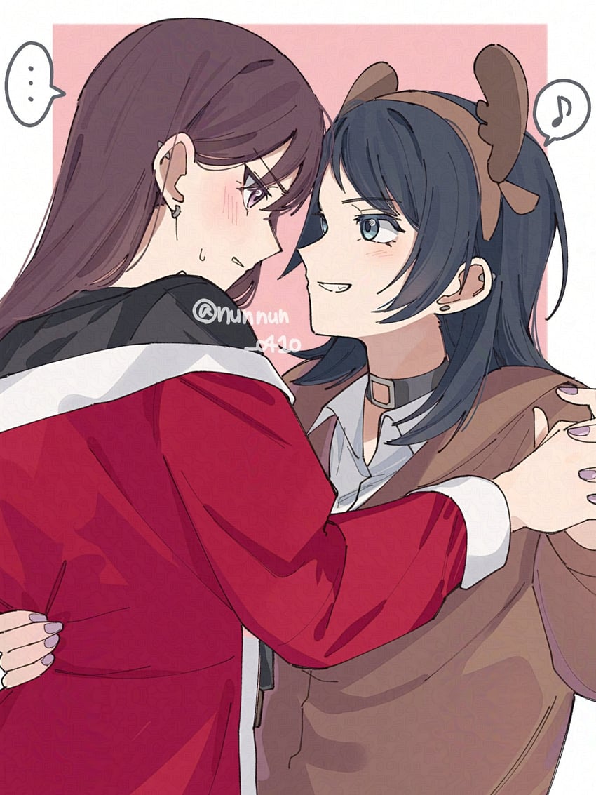 shiina taki and yahata umiri (bang dream! and 1 more) drawn by nanami_(nunnun_0410)