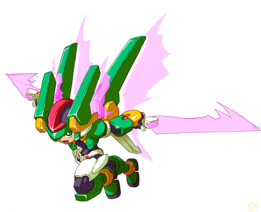vent and model hx (mega man and 1 more) drawn by yabe_makoto