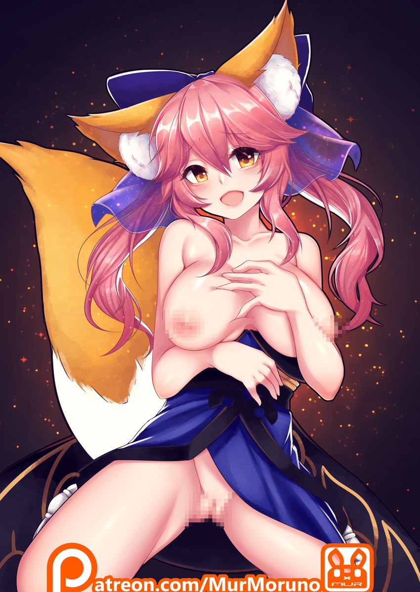 tamamo and tamamo no mae (fate and 1 more) drawn by murmoruno