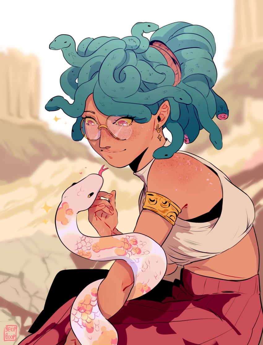 medusa (original and 1 more) drawn by beebeedibapbeediboop