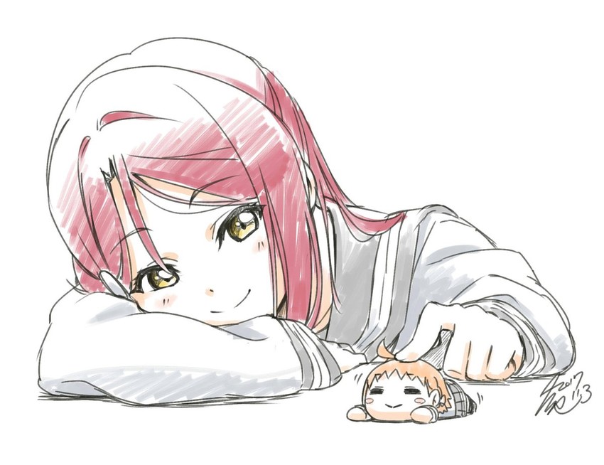 sakurauchi riko and takami chika (love live! and 1 more) drawn by takeya_yuuki