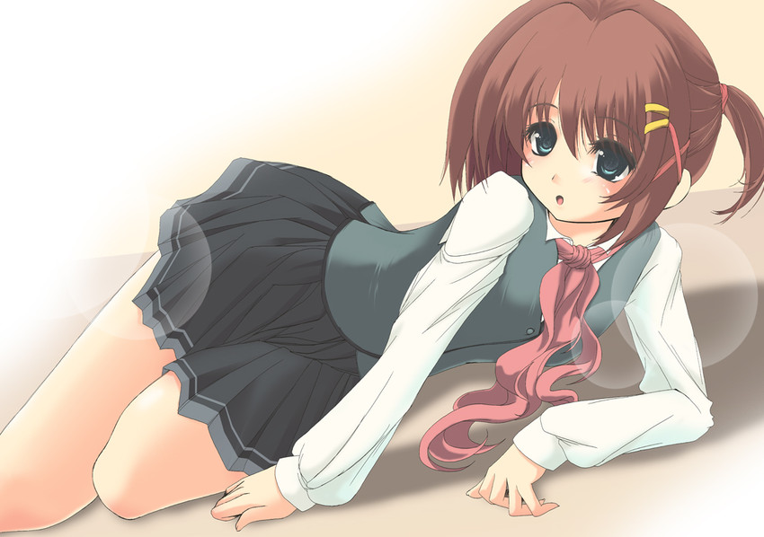 yagami hayate (lyrical nanoha and 2 more) drawn by frapowa