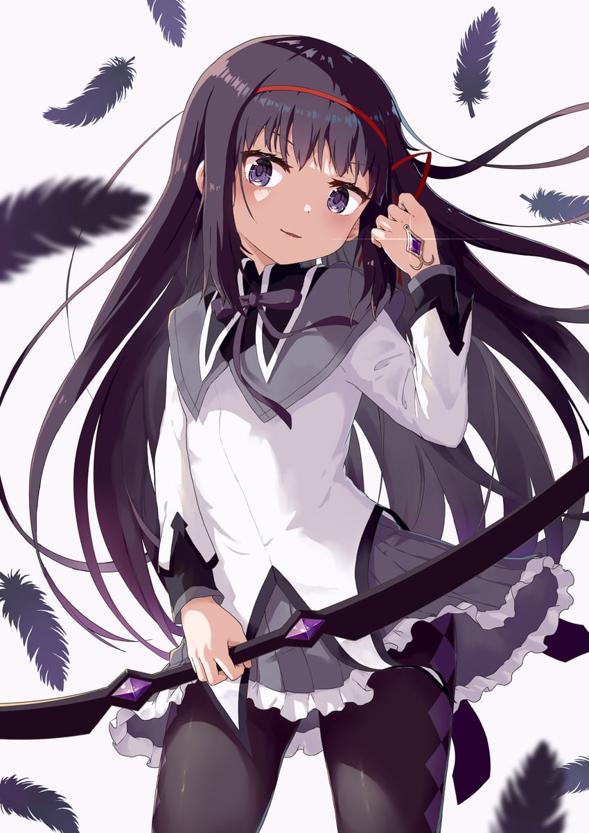 akemi homura (mahou shoujo madoka magica) drawn by puella_anko