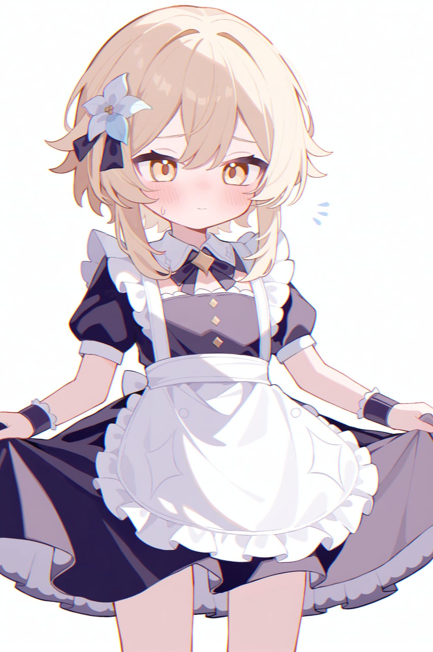 lumine (genshin impact) drawn by chiizuchuu