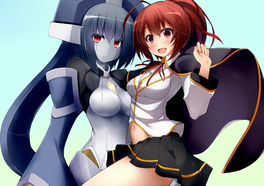 celica a. mercury and minerva (blazblue and 1 more) drawn by dd_mayohara