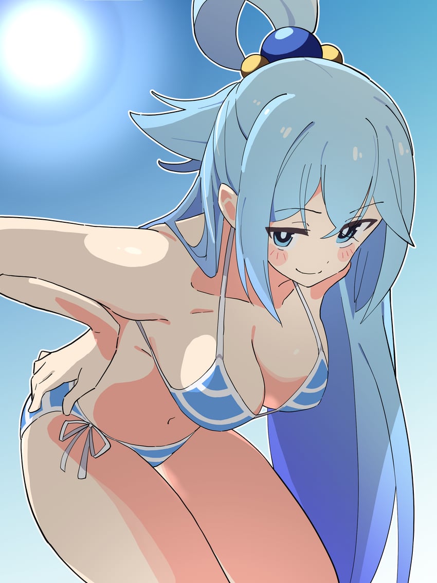 aqua (kono subarashii sekai ni shukufuku wo!) drawn by noyama_takenoko
