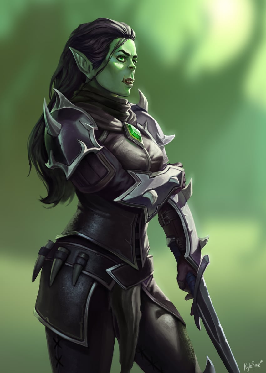 draka (warcraft and 1 more) drawn by kyle_punk_art