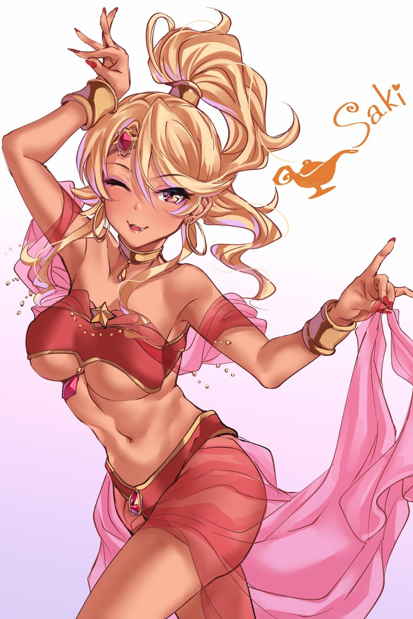 jasmine and ouga saki (aladdin and 1 more) drawn by shashaki