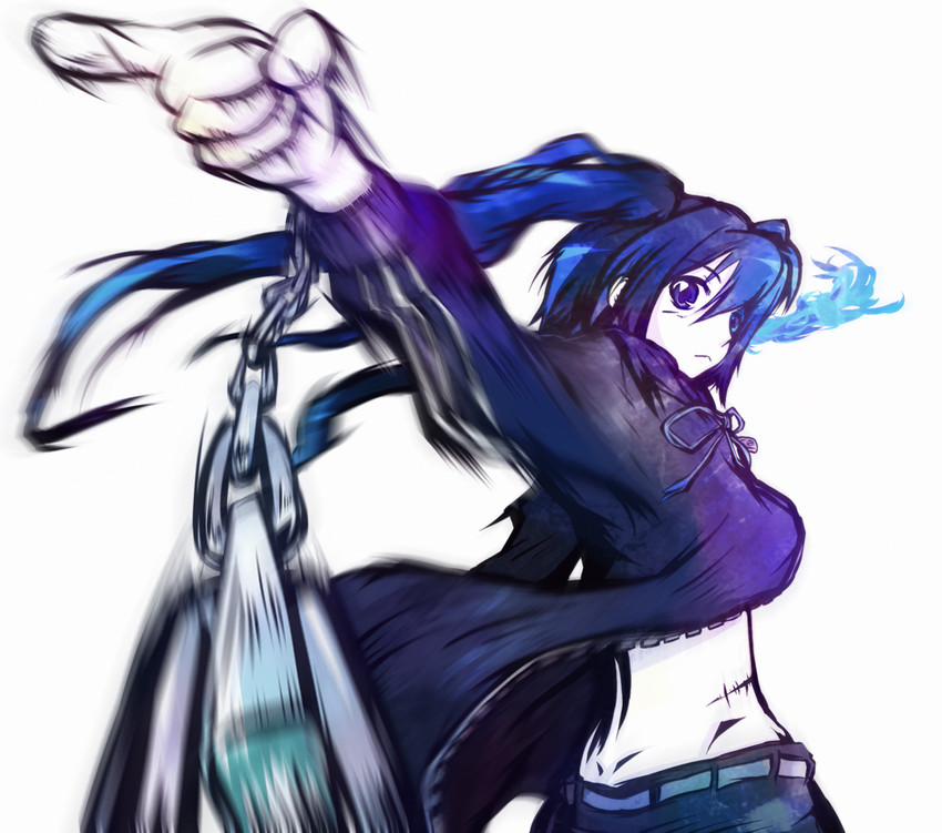 black rock shooter (black rock shooter) drawn by tanashi_(mk2)