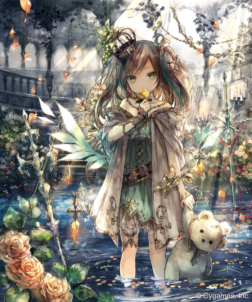 michelle the mind reader (shingeki no bahamut and 1 more) drawn by onineko