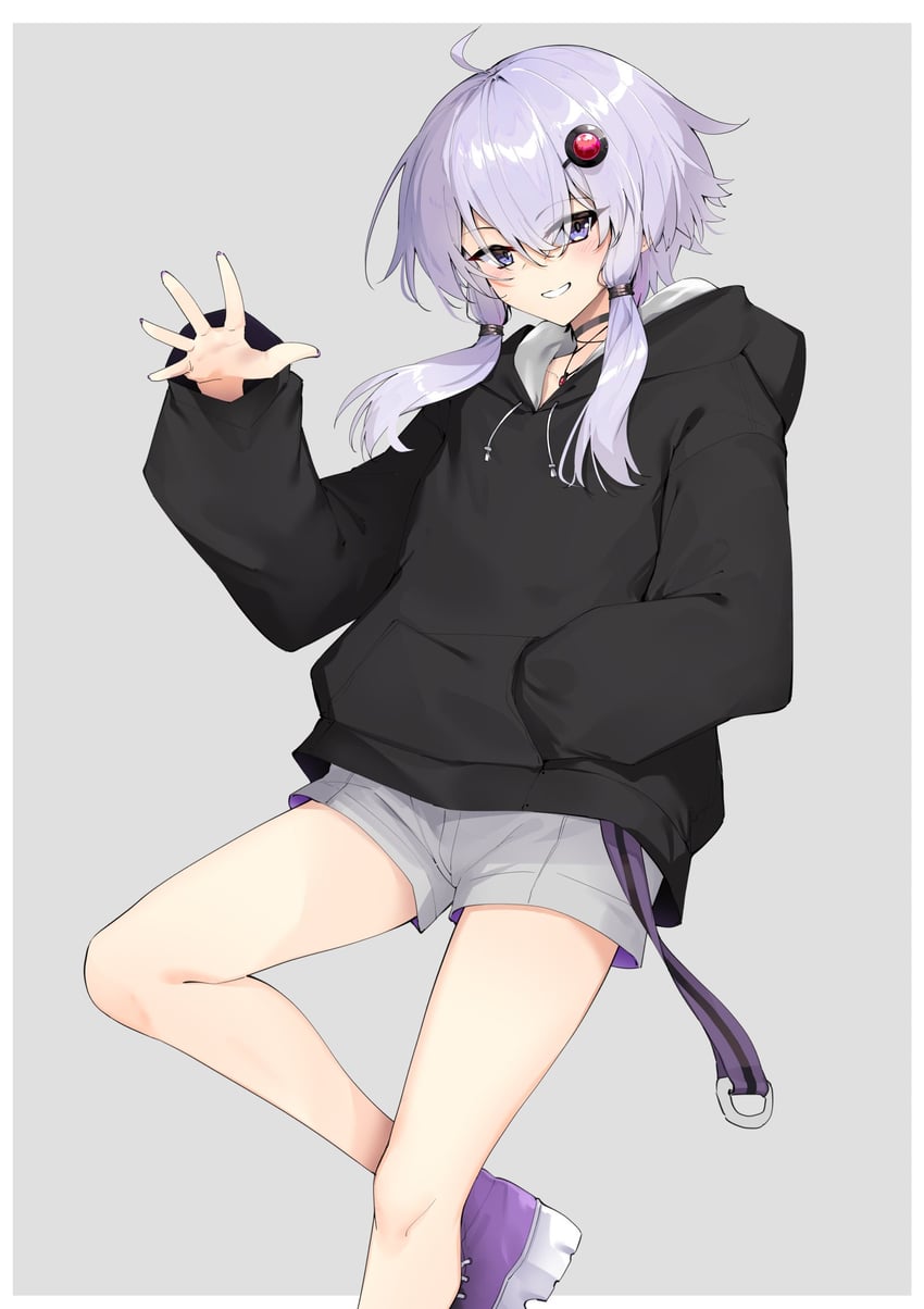 yuzuki yukari (vocaloid and 1 more) drawn by zooanime