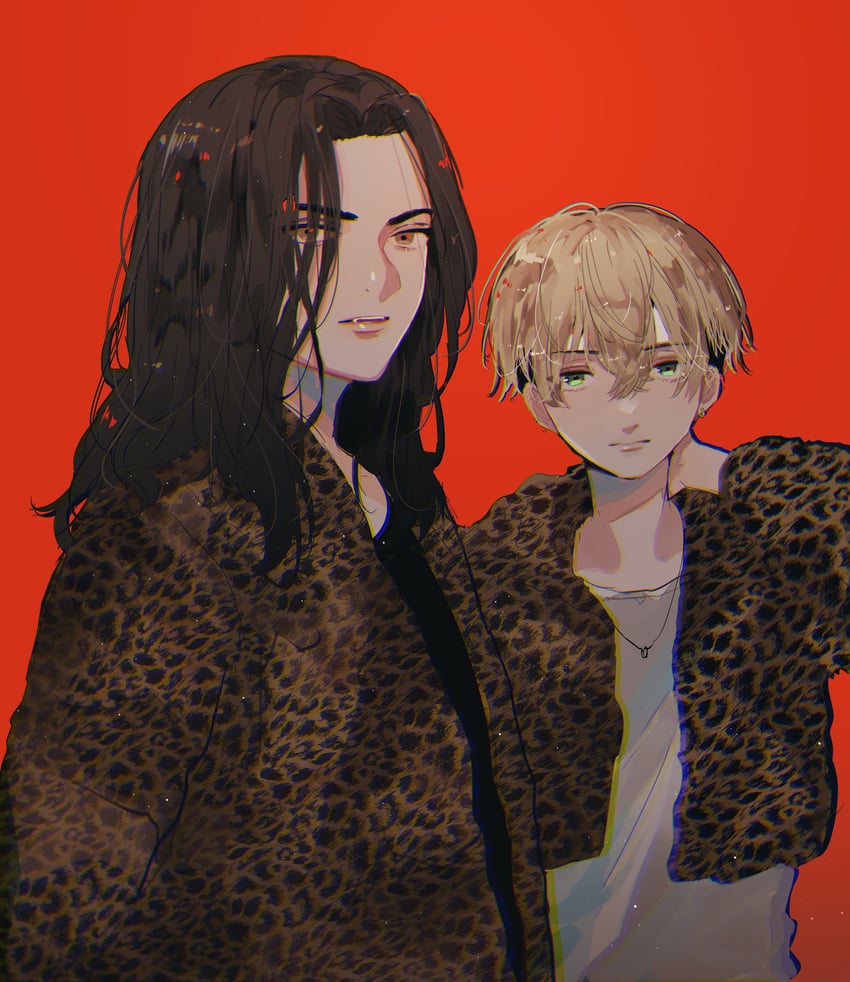 matsuno chifuyu and baji keisuke (tokyo revengers) drawn by hagimorijia
