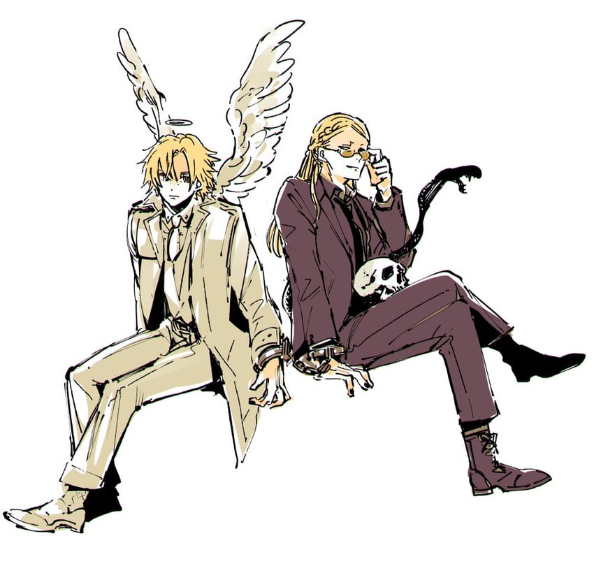 tezcatlipoca and daybit sem void (fate and 1 more) drawn by nobicco