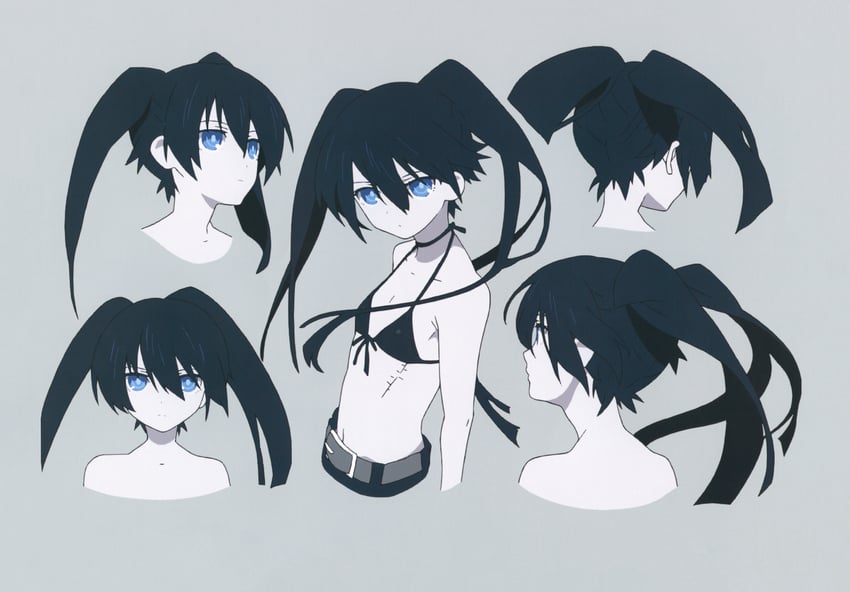 black rock shooter (black rock shooter) drawn by matsuo_yuusuke