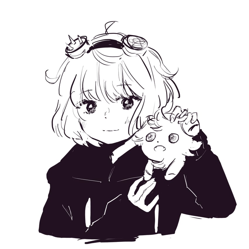 espurr and miwa mitsune (pokemon and 2 more) drawn by homocacti