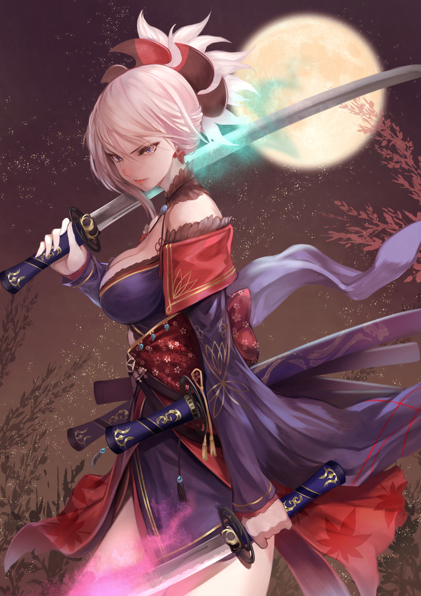 miyamoto musashi (fate and 1 more) drawn by omoti_(1201208)