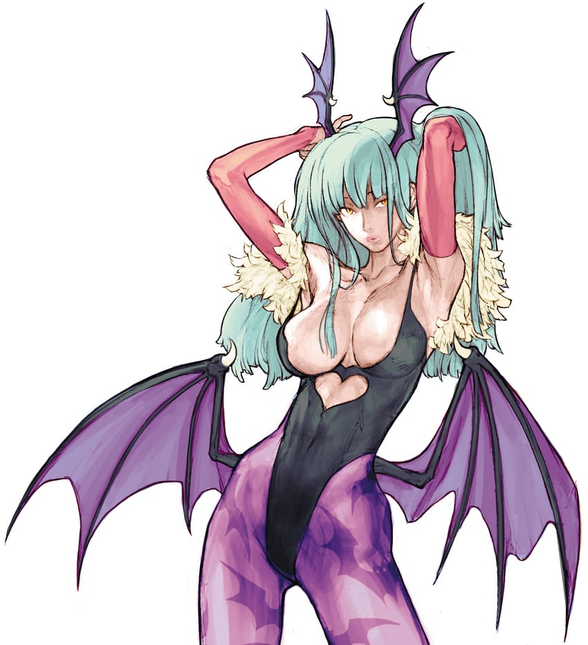 morrigan aensland (darkstalkers and 1 more) drawn by nishimura_kinu