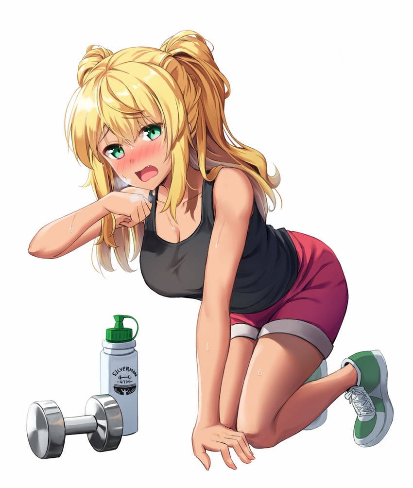sakura hibiki (dumbbell nan kilo moteru?) drawn by holiday_(pangjelly)