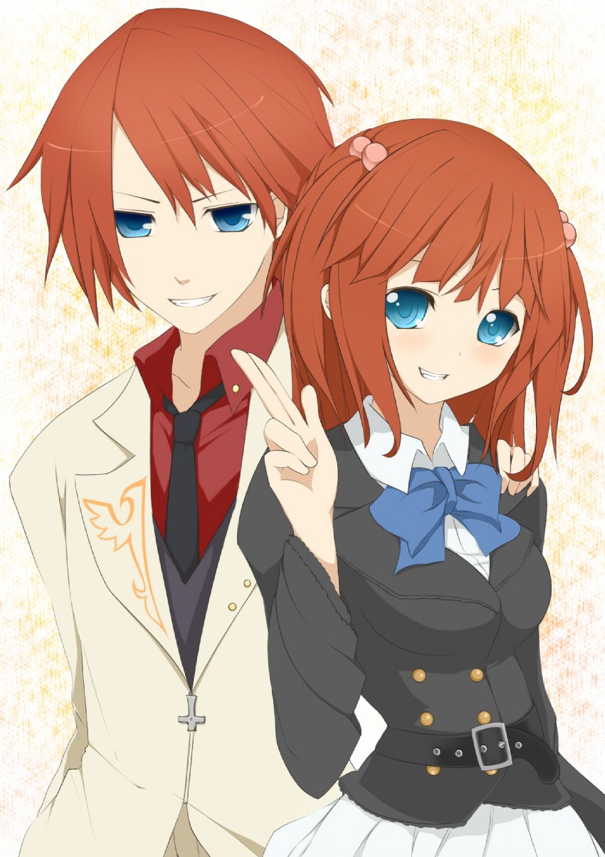 ushiromiya battler and ushiromiya ange (umineko no naku koro ni) drawn by nemu_(nebusokugimi)