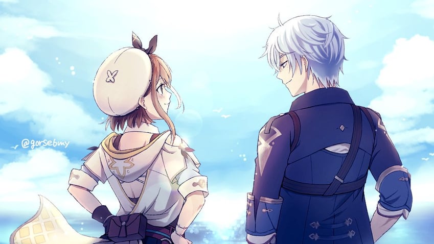 reisalin stout and bos brunnen (atelier and 2 more) drawn by hari_(gorse6my)