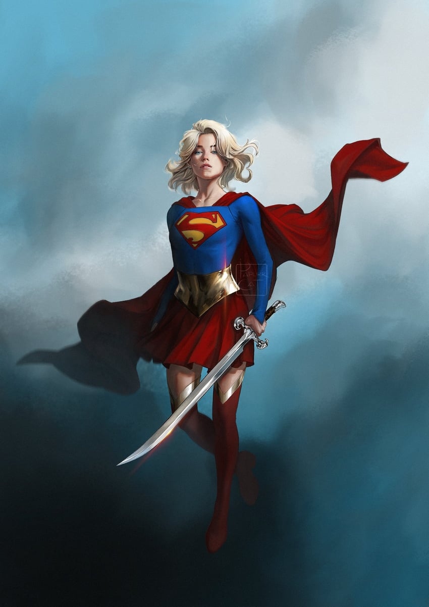 supergirl (dc comics and 1 more) drawn by papurrcat