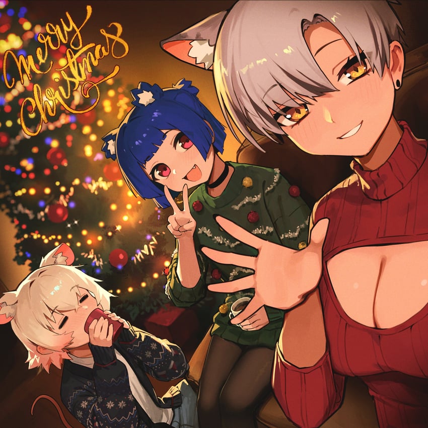 gris, kara, and perl (go! go! gris!) drawn by vertigris